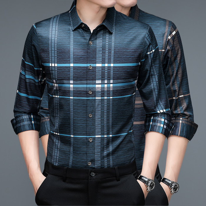 Liam Luxurious Silk Dress Shirt