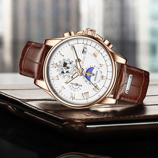 Lige Vintage Chronograph Watch