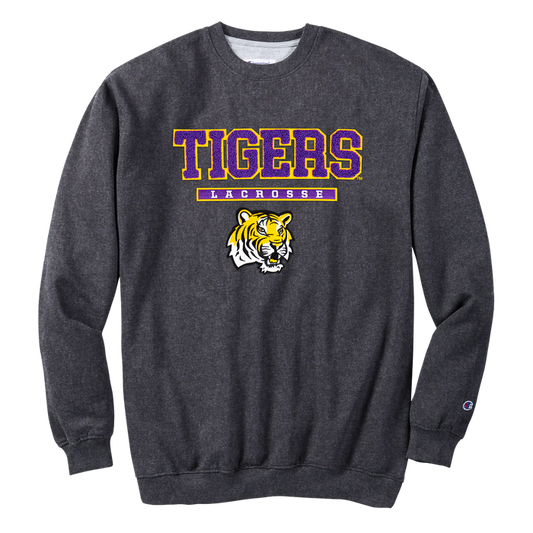 LSU Lacrosse Adult Crewneck