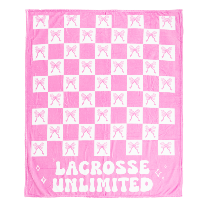 LU Pink Bows Blanket