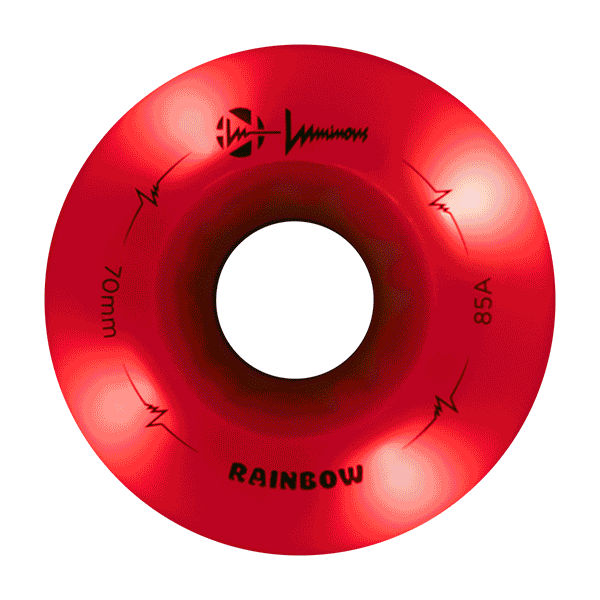 Luminous Inline LED Wheels 70mm