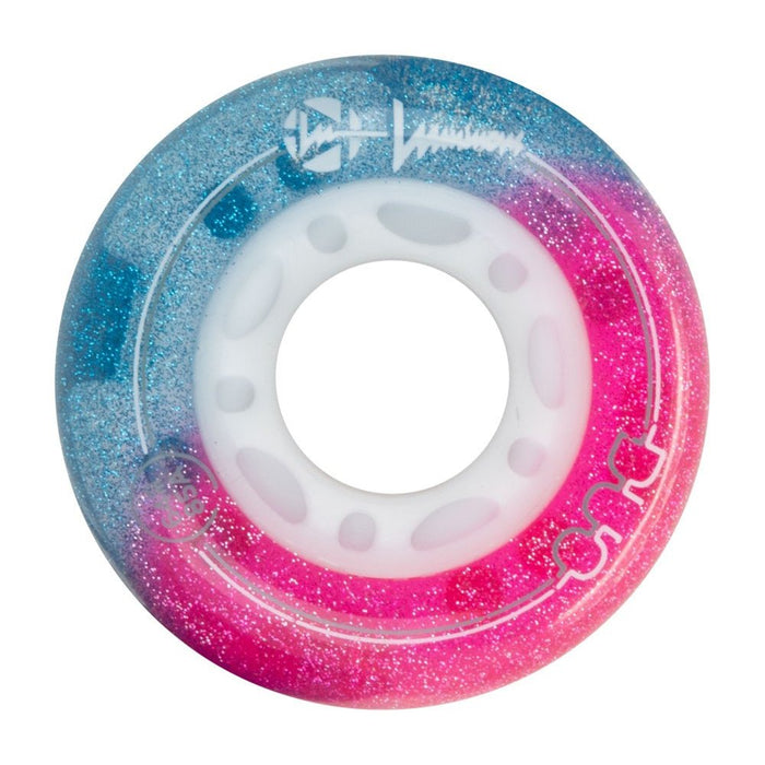 Luminous LED Inline Wheels DUO - ROLLER SKATE USA