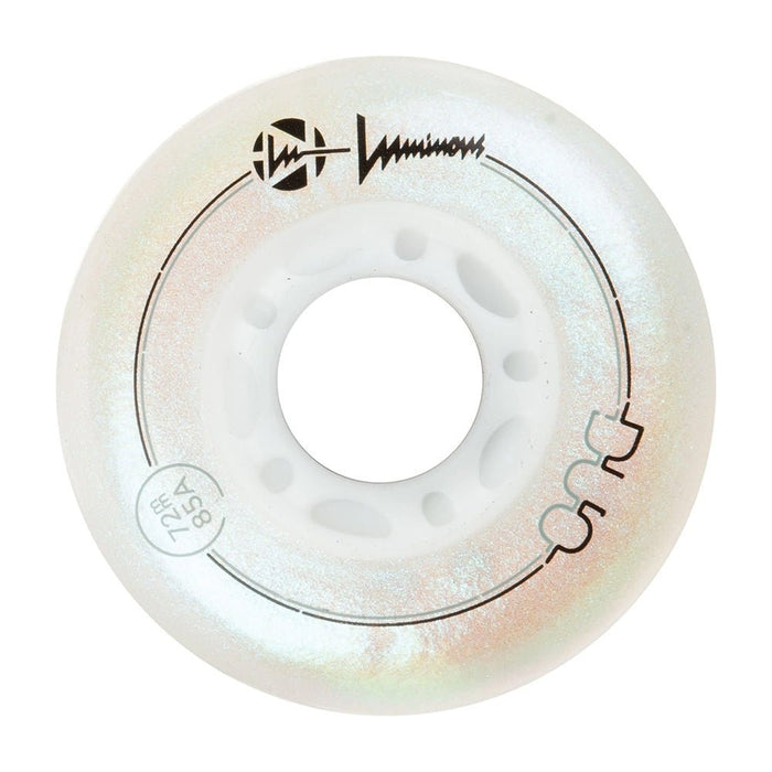 Luminous LED Inline Wheels DUO - ROLLER SKATE USA