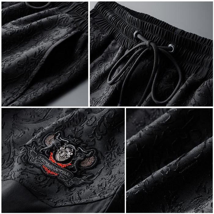 Luther Luxe Embroidered Shorts