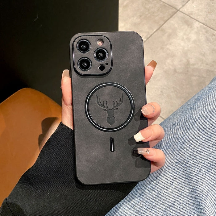 MagnetGuard™ Modern Leather iPhone Case