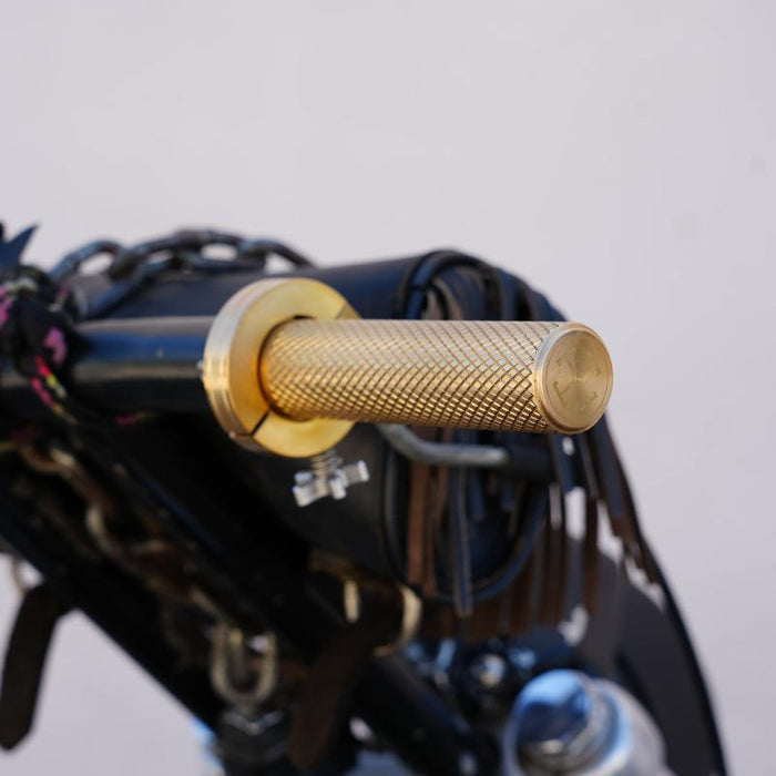 Malleus Machined Motorcycle Grips - Throttle Sleeve & Clutch Grip For 1" Bars