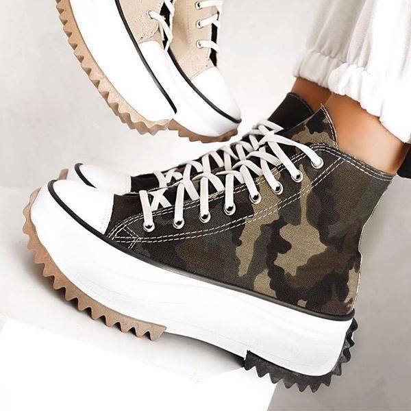 Marie-Caley Vibrant Platform Ankle Sneaker