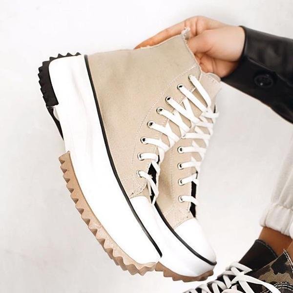 Marie-Caley Vibrant Platform Ankle Sneaker