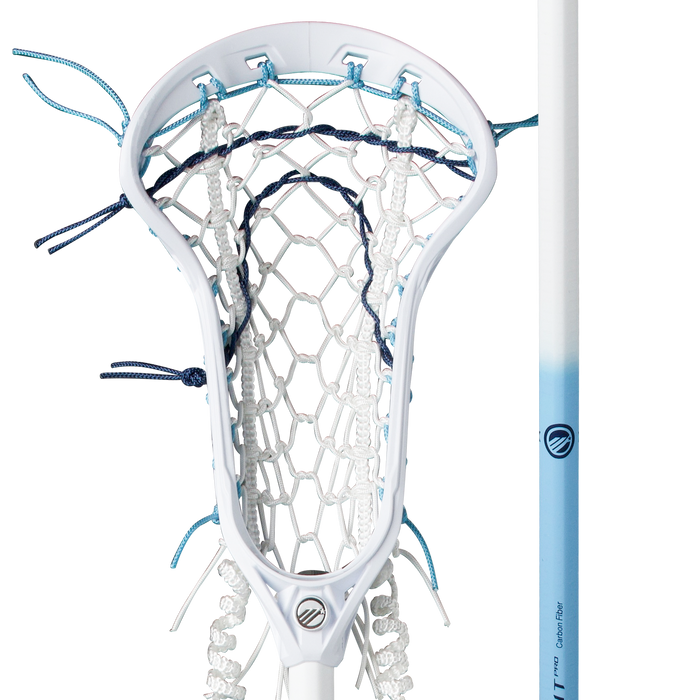 Maverik Ascent Pro Fade Hex Womens Complete Lacrosse Stick - Sky