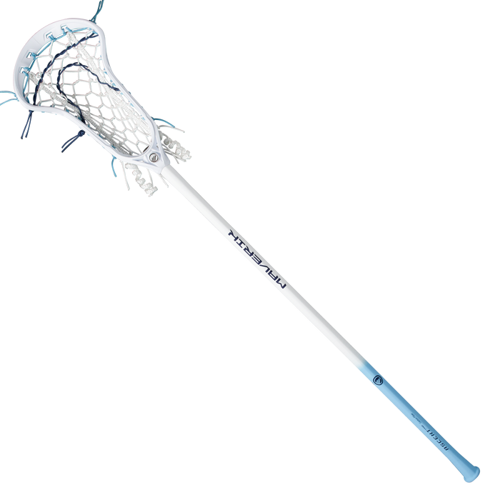 Maverik Ascent Pro Fade Hex Womens Complete Lacrosse Stick - Sky