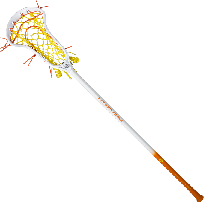 Maverik Ascent Pro Fade Hex Womens Complete Lacrosse Stick - Sun