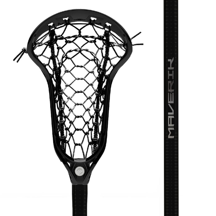 Maverik Ascent Pro Women's Complete Lacrosse Stick - Black/Black