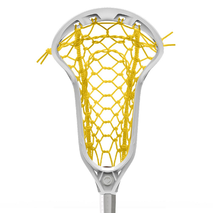 Maverik Ascent Pro Women's Strung Lacrosse Head - White/Yellow