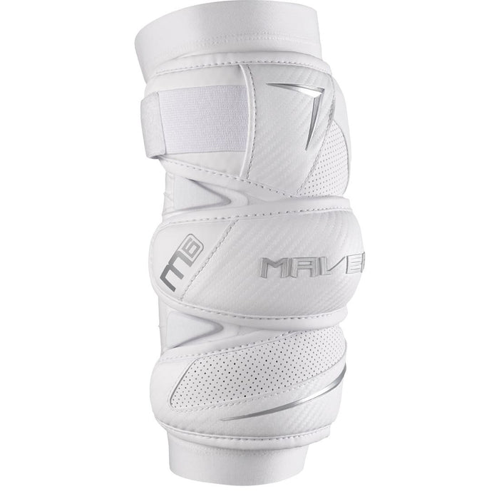 Maverik M6 Lacrosse Arm Pads - White