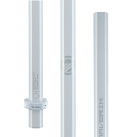 Maverik Mag Ti 145 Attack Lacrosse Shaft- White