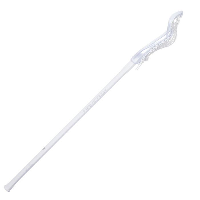 Maverik Nitro Airwire Women's Complete Lacrosse Stick- White/White