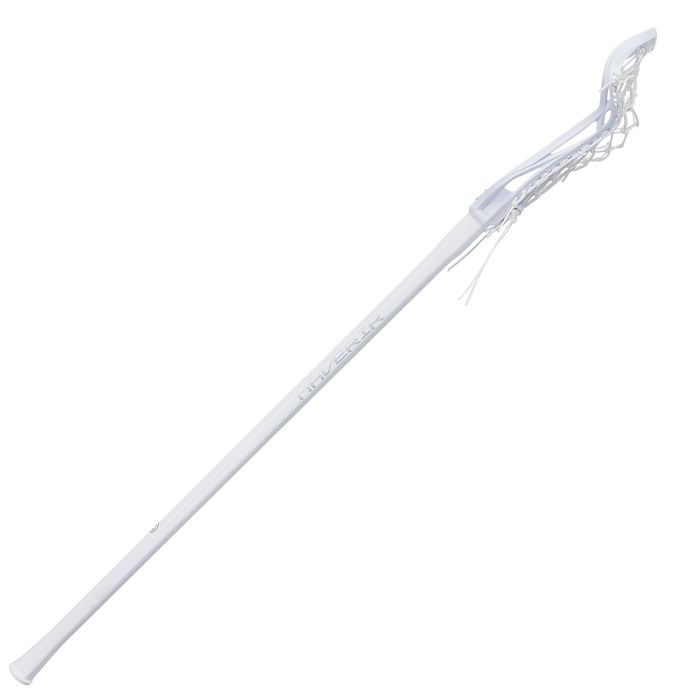 Maverik Nitro Hex Women's Complete Lacrosse Stick- White/White