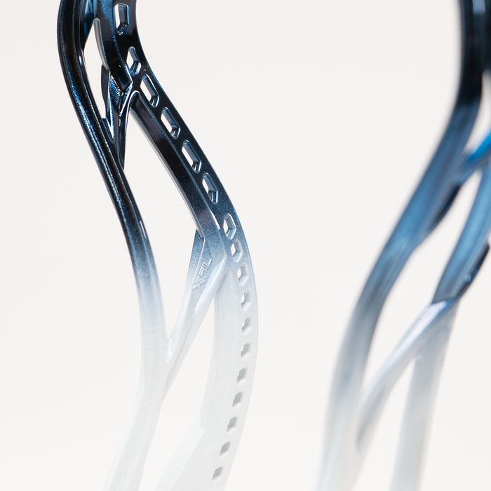 Maverik Tactik 3.0 Chrome Fade Men's Unstrung Lacrosse Head- Navy