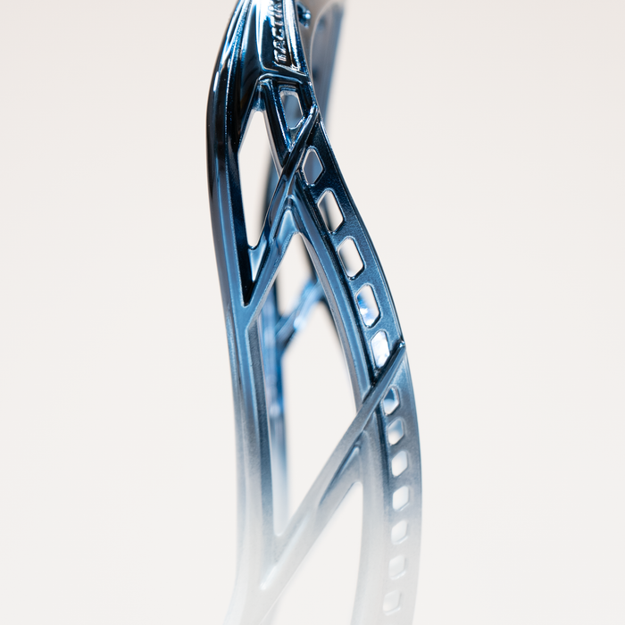 Maverik Tactik 3.0 Chrome Fade Men's Unstrung Lacrosse Head- Navy