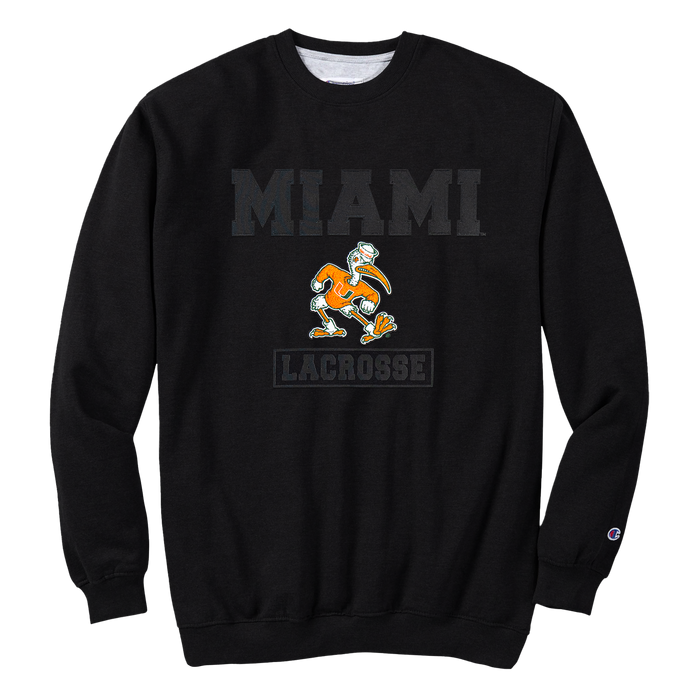 Miami U Adult Lacrosse Crewneck