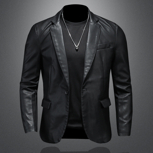 Milano-Calou Elegant Leather Jacket