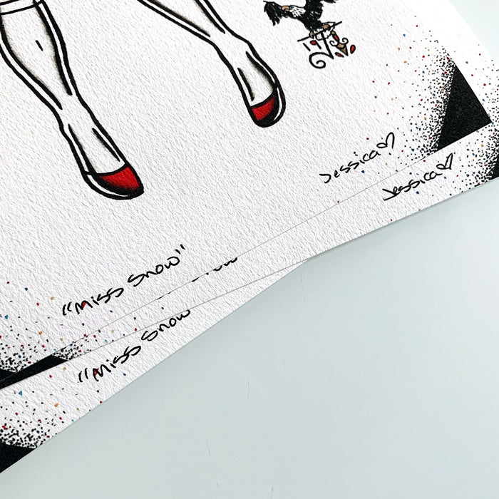 Miss Snow Print