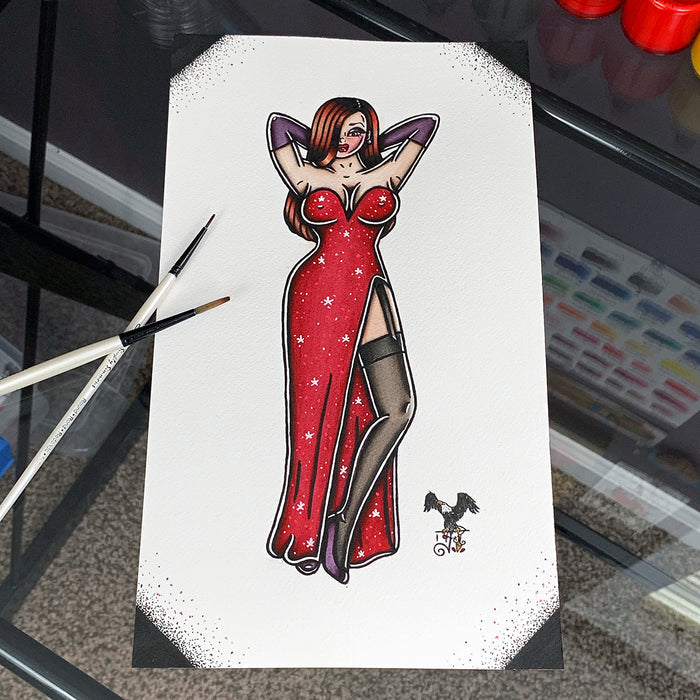Mrs. Rabbit Print