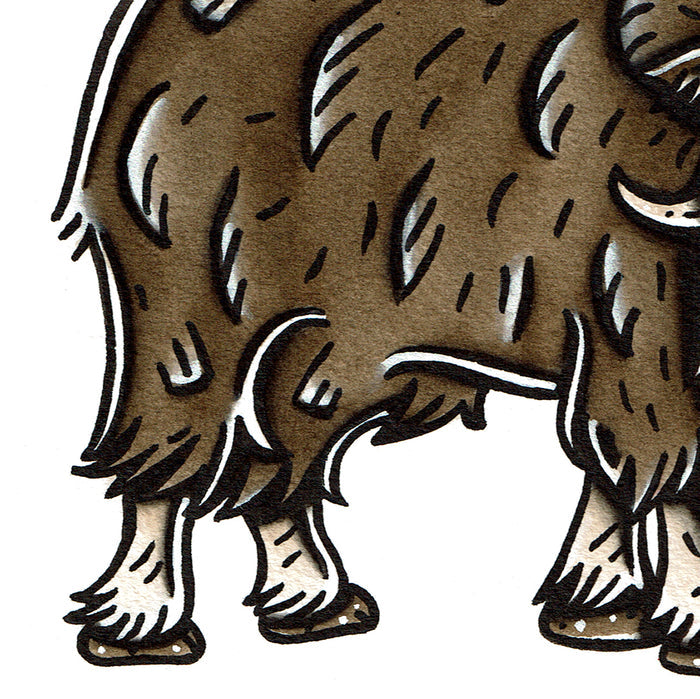 Musk Ox Original Painting
