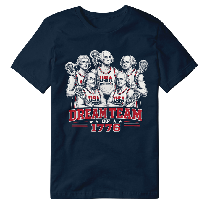 Navy Dream Team Lacrosse Tee