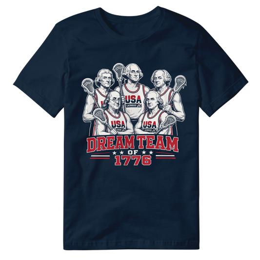 Navy Dream Team Lacrosse Tee