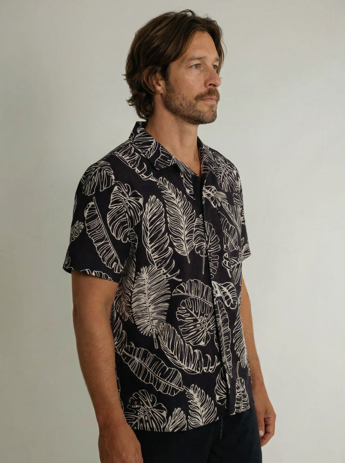 Neptune Boardshirt - Rainforest Jet