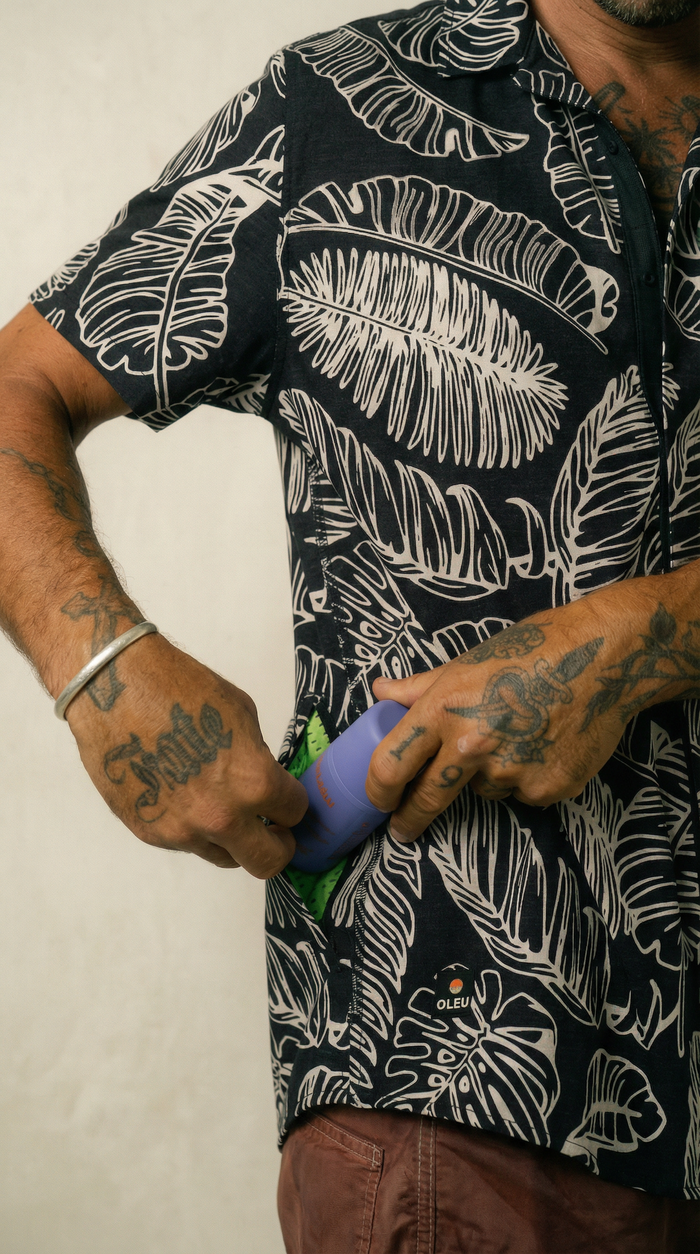 Neptune Boardshirt - Rainforest Jet