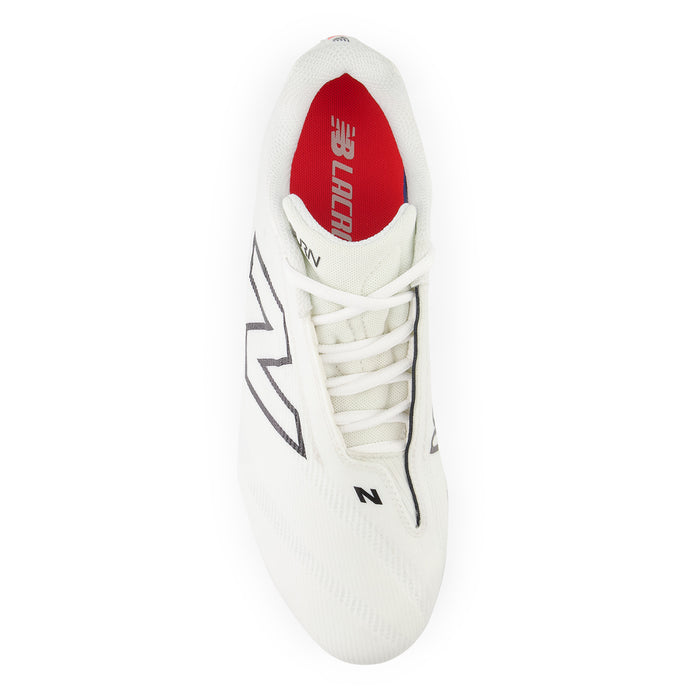 New Balance Burn X4 Lacrosse Cleats - White