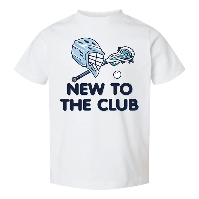 New To The Club Lacrosse Toddler Tee