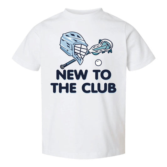 New To The Club Lacrosse Toddler Tee