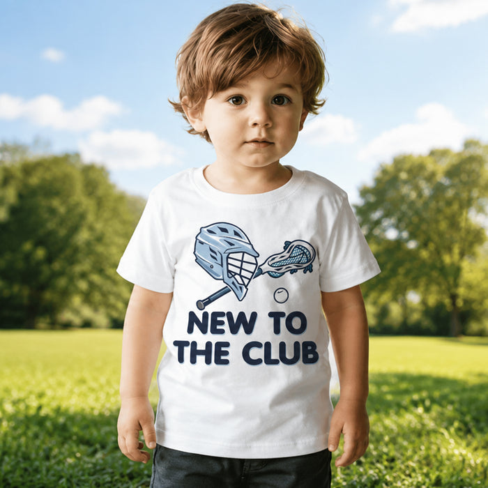 New To The Club Lacrosse Toddler Tee