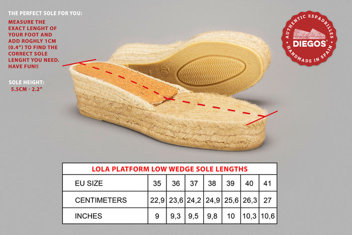 Nina platform low wedge sole