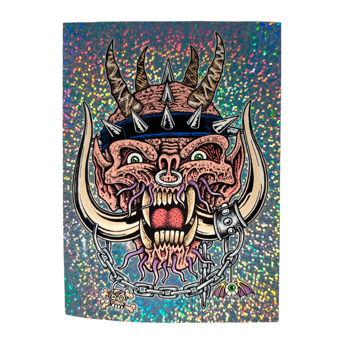 Odërhead Glitter Sticker