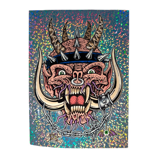 Odërhead Glitter Sticker