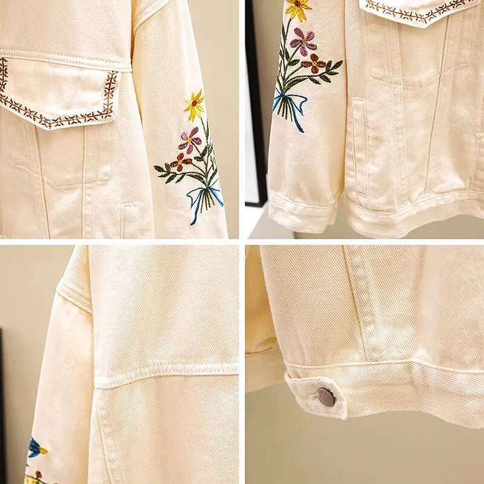 Olivia UrbaneChic™ Floral Embroid Jacket