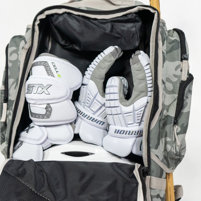 Overtime Navy Camo Adult Lacrosse Backpack