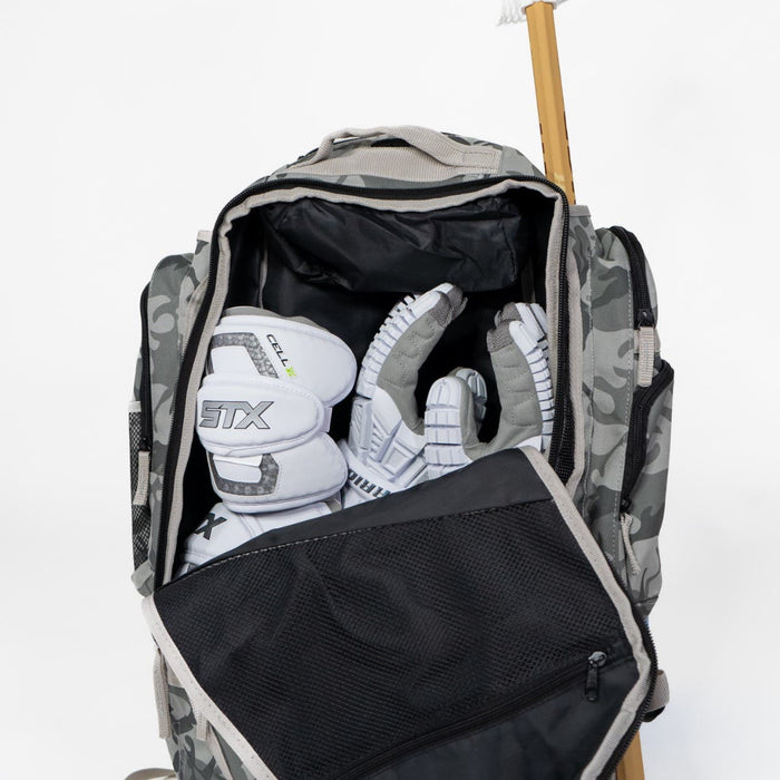 Overtime Navy Camo Adult Lacrosse Backpack