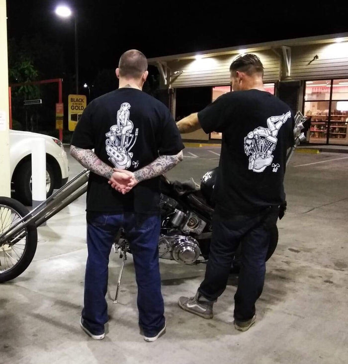 Panhead Pinup Mens Tee