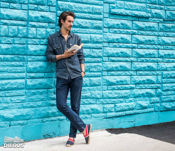 Parisian stripes espadrilles