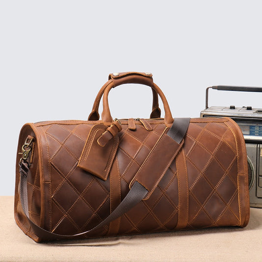 Parker Vintage Genuine Leather Duffle Bag