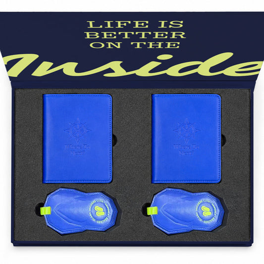 Passport Holder and Luggage Tag Set for Two