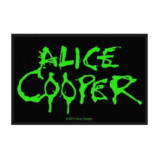 Patch - Alice Cooper- Green Logo-Metalomania