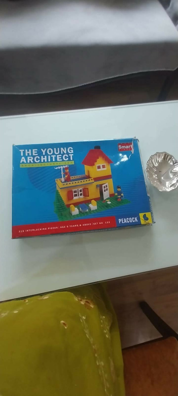 Buy Young Architect Building Blocks Set – Educational Construction Toy for Kids with Safe Rounded Edges