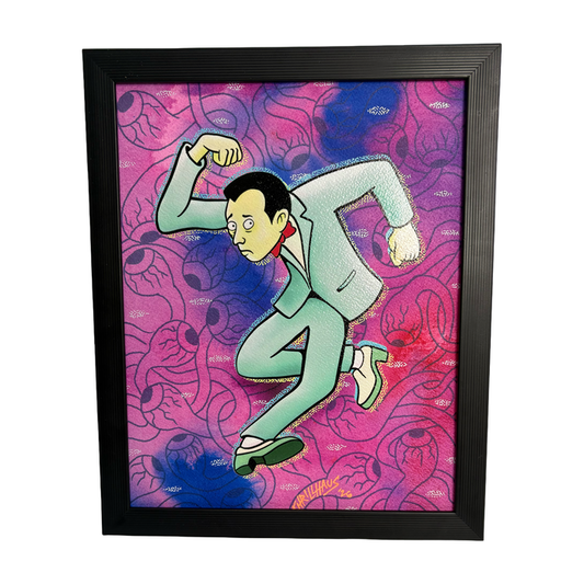 Pee Wee Skanker Hand Painted Print