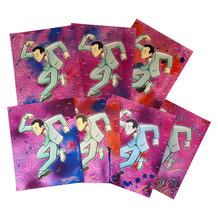 Pee Wee Skanker Hand Painted Print